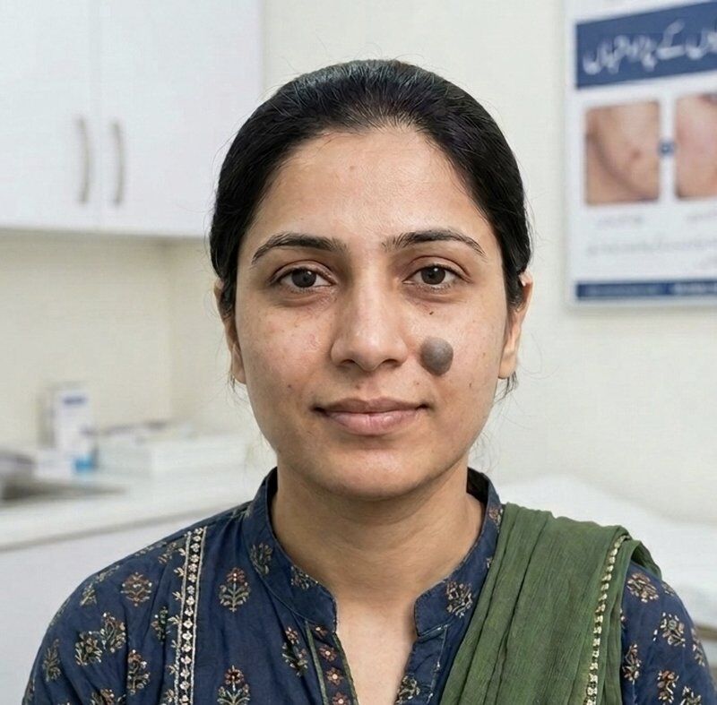 Mole & Skin Tag Removal Before